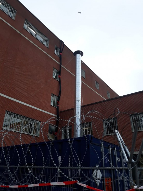 Uitdaging: Andrews Sykes voorziet penitentiaire inrichting van tijdelijke verwarming
