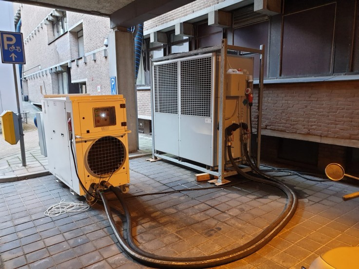 Ventilatie, Verwarming én Koeling voor groot kantoorgebouw
