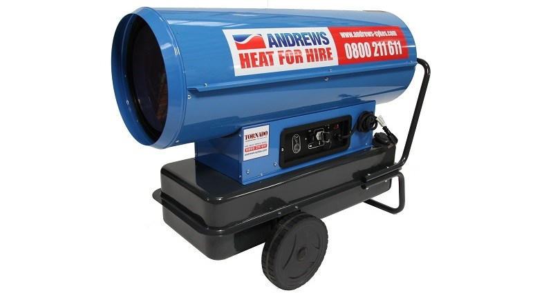 Andrews Verwarming stelt nieuwe direct gestookte dieselheater voor