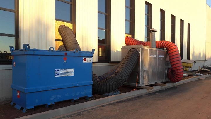 Andrews Sykes verhuurt verwarming voor nieuwe fabriek
