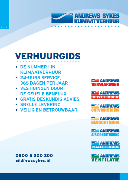Nieuwe huurgids van Andrews Sykes Klimaatverhuur